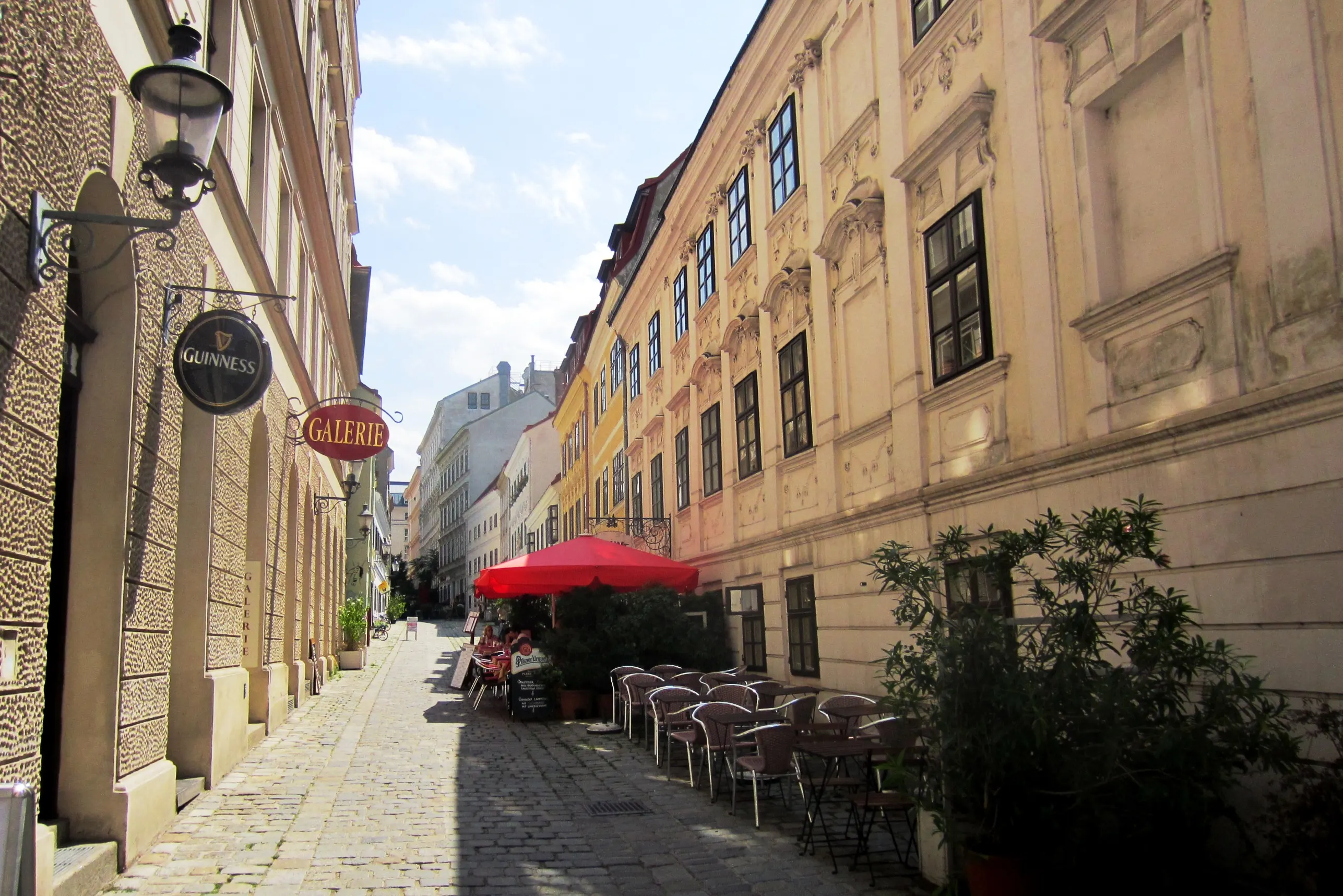 Spittelberggasse im Bezirk Neubau, Wien